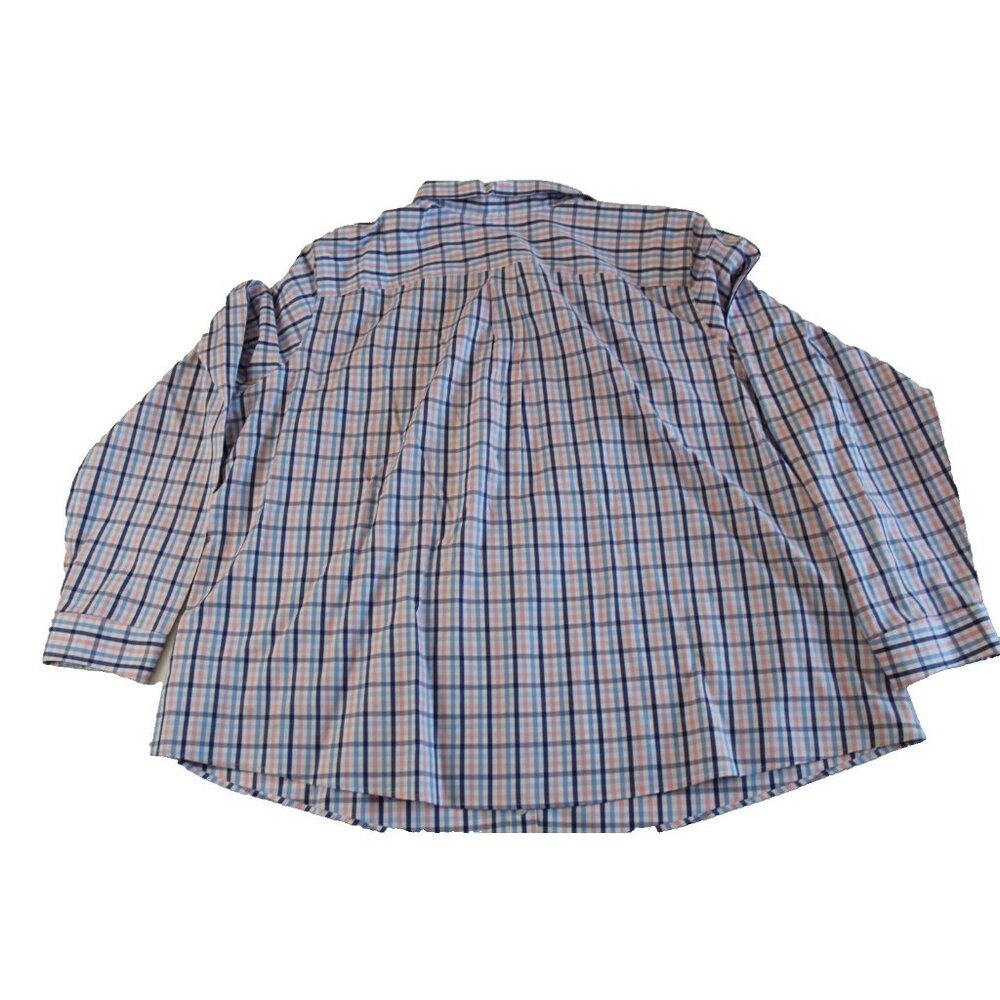 L.L.Bean Wrinkle-Free Plaid Long Sleeve Button Down Shirt Men's Size XL - Picture 2 of 4